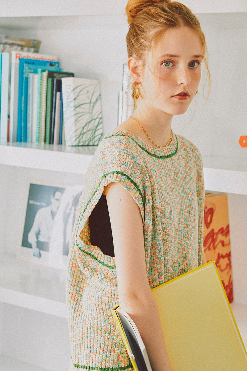 Popping Shower Knit Vest