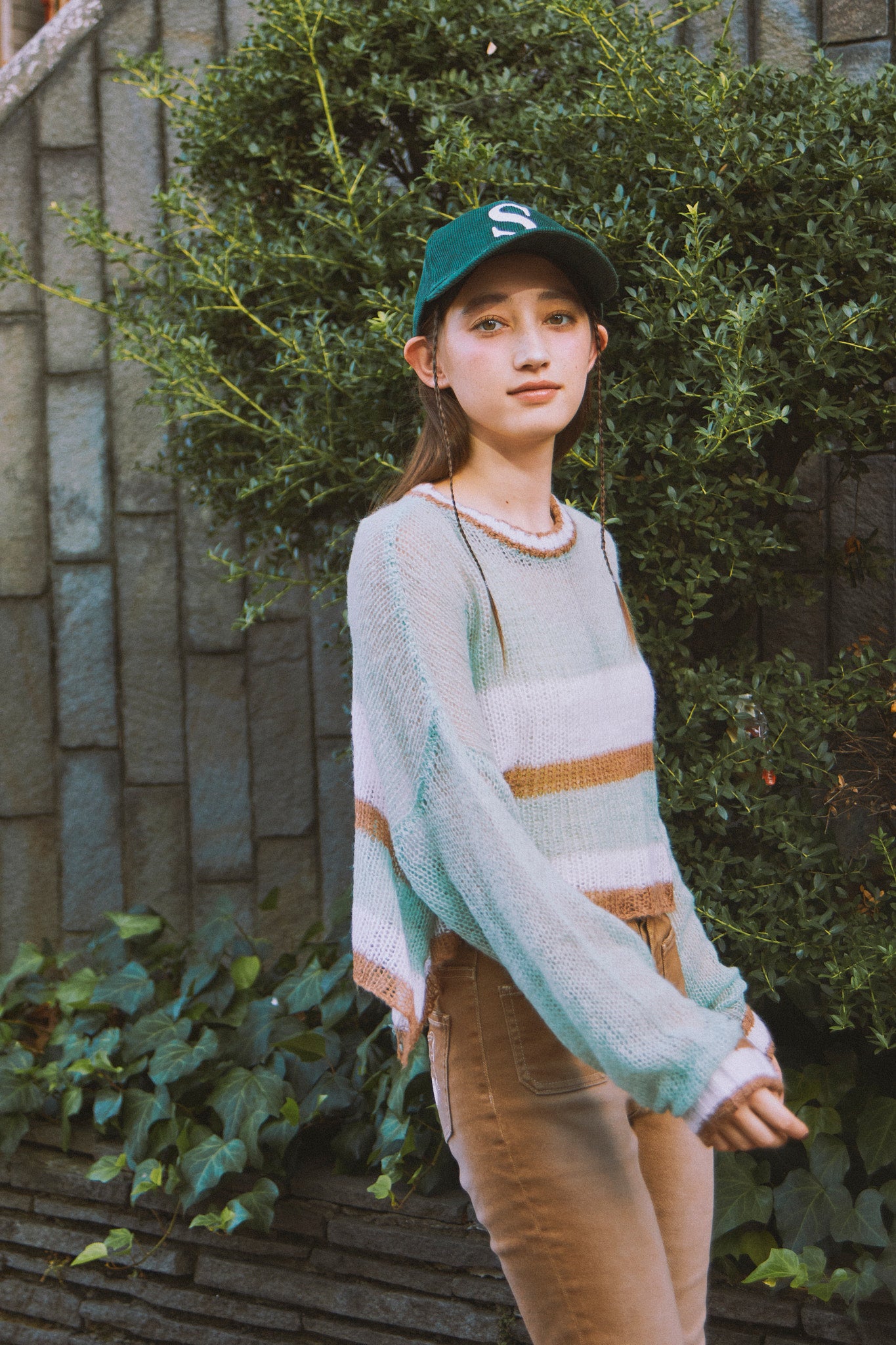 Playful Sheer Knit Top