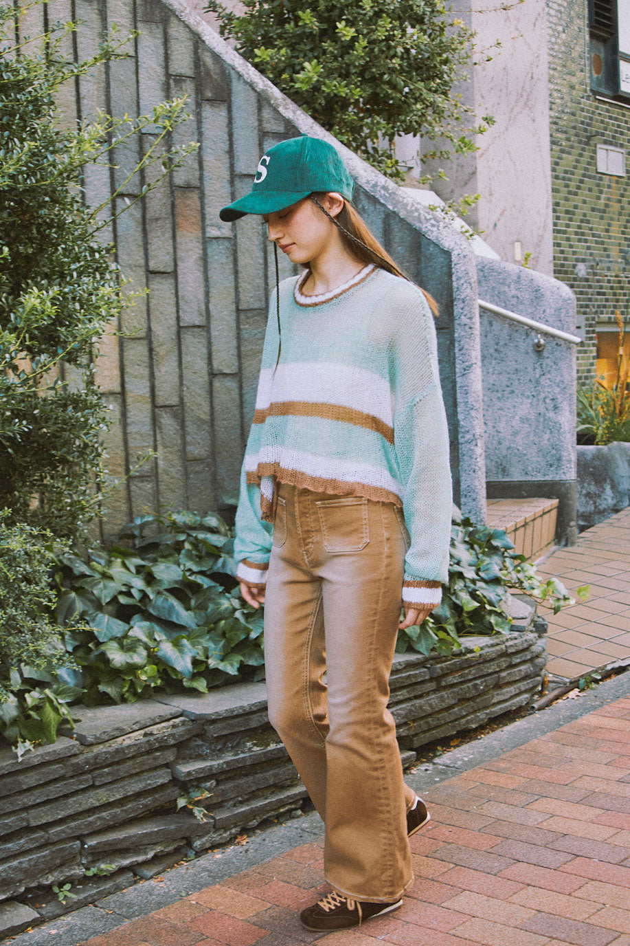 Playful Sheer Knit Top