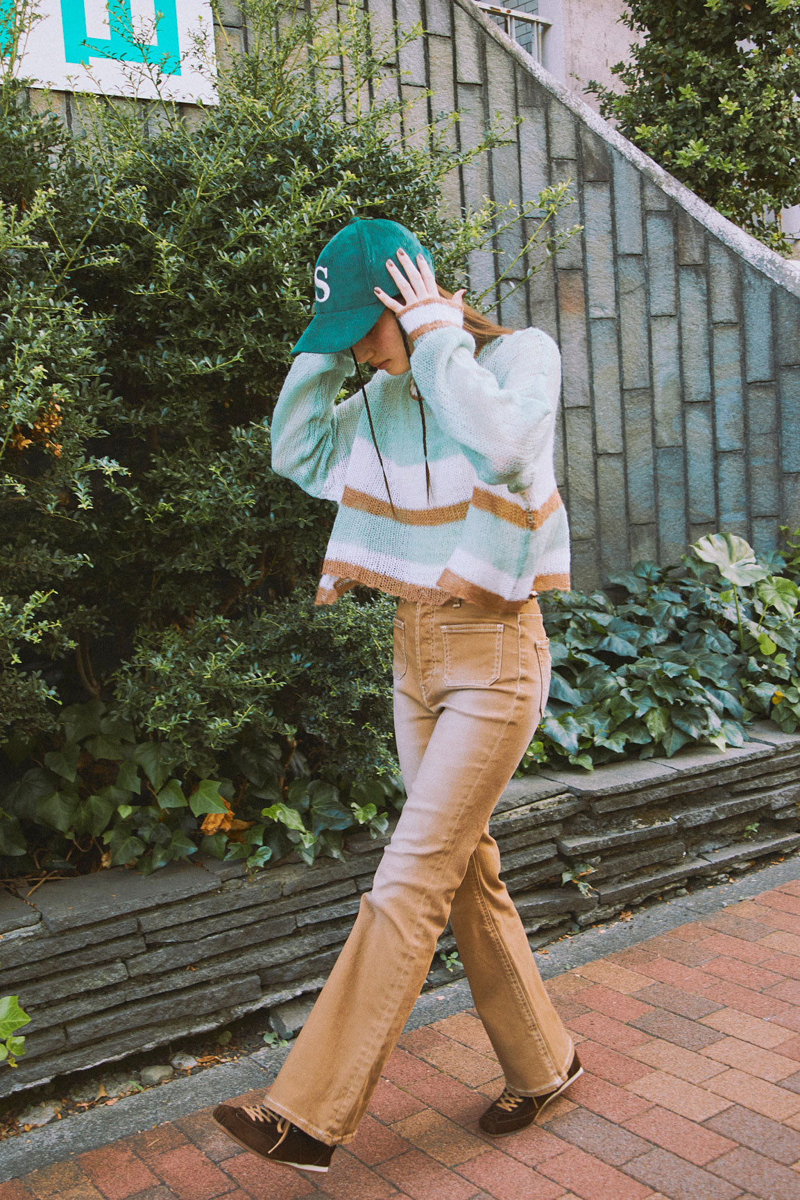 25AW Cherry Bell Flare Denim Pants