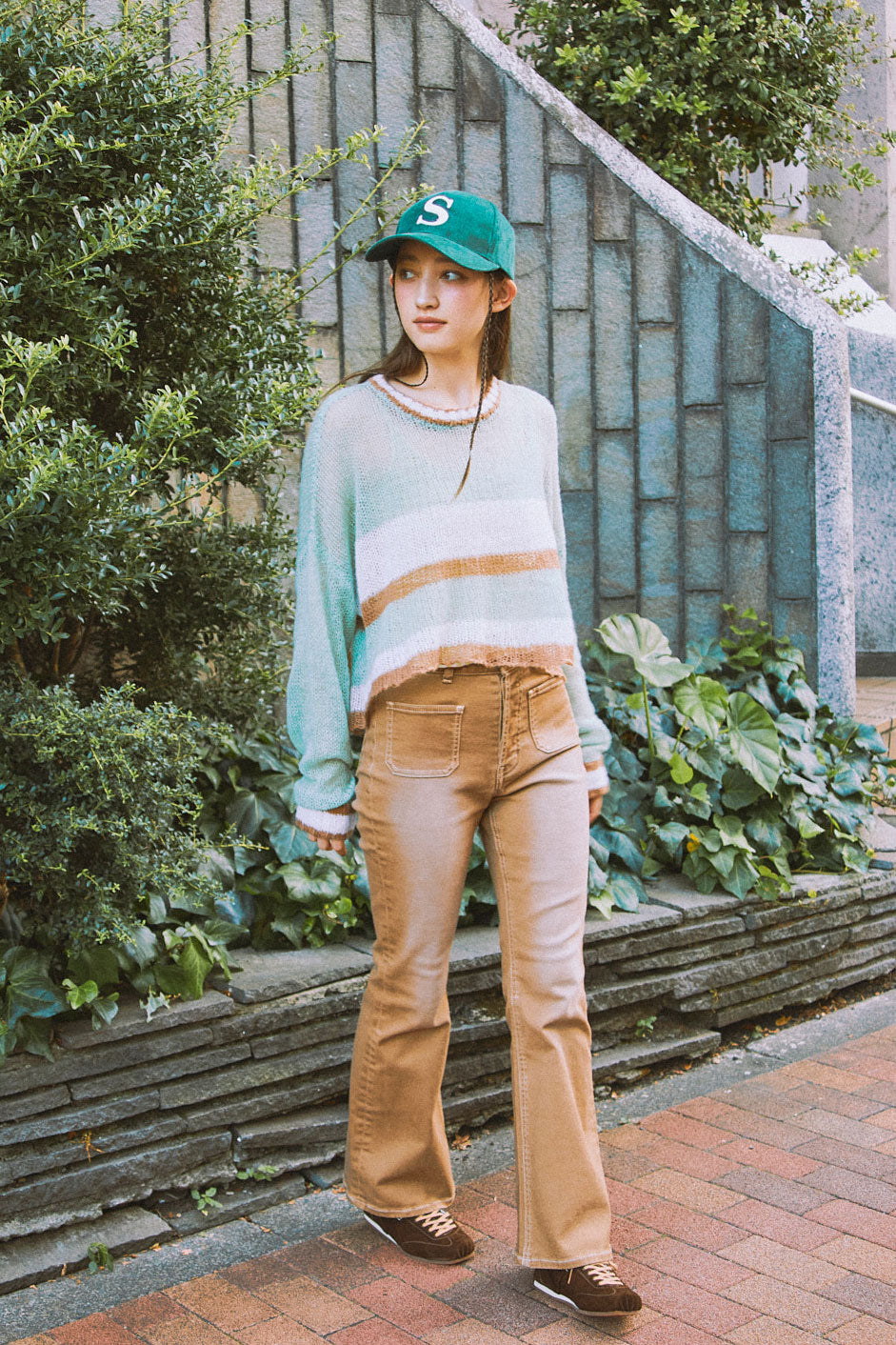 Playful Sheer Knit Top