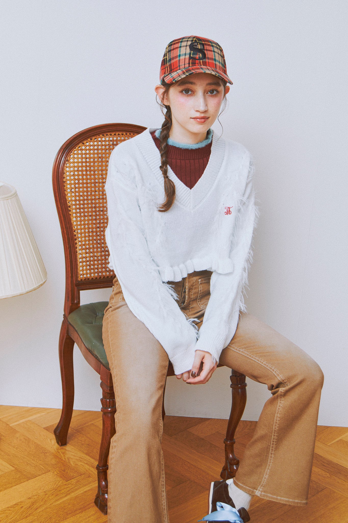 Shaggy Accent Rib Knit