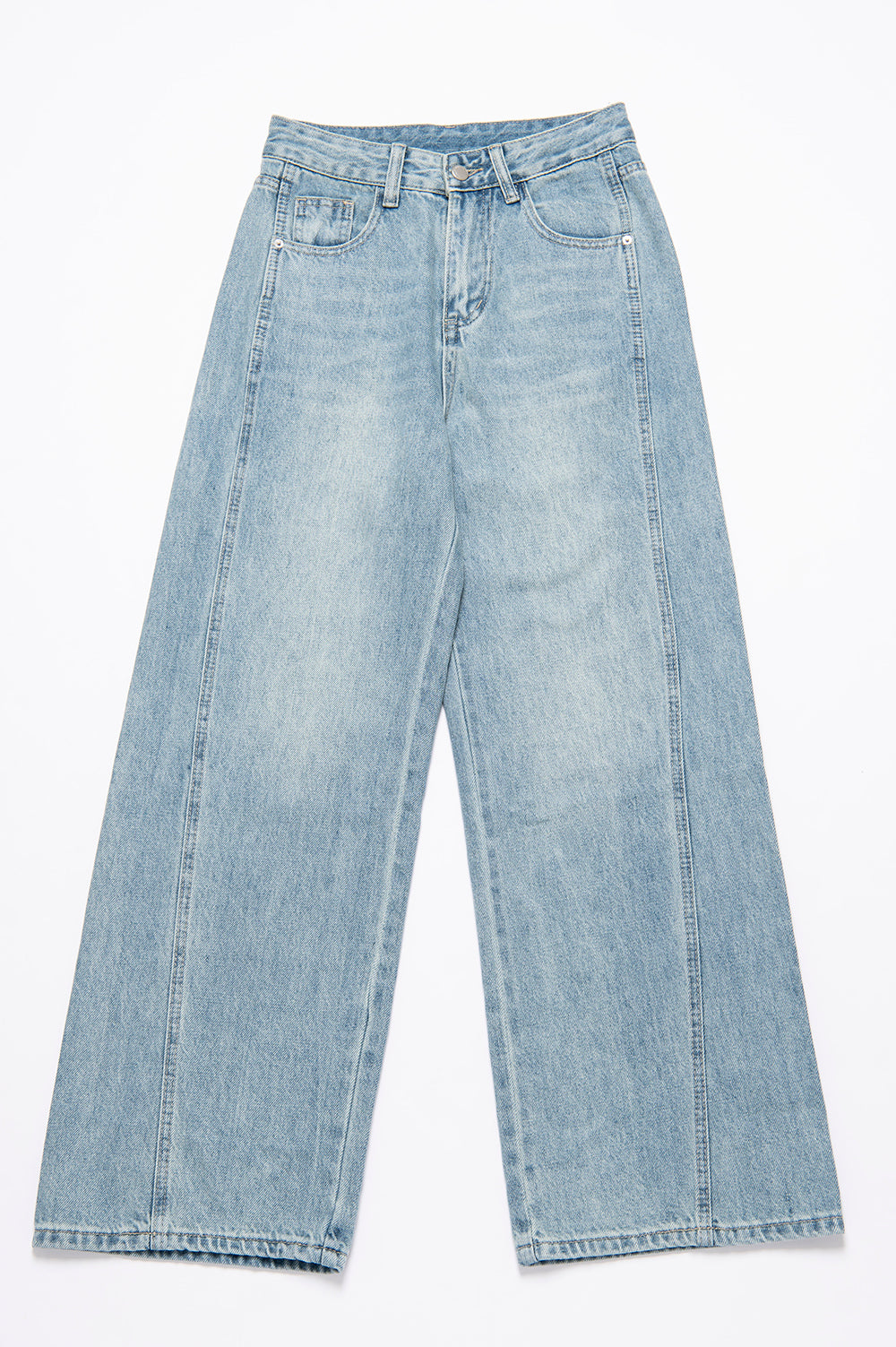 Washed Boy Friend Denim Pants