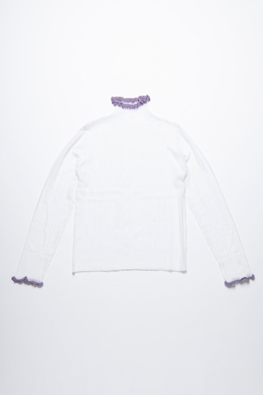 Sheer Layer Turtleneck Top