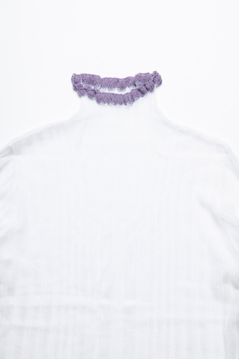 Sheer Layer Turtleneck Top