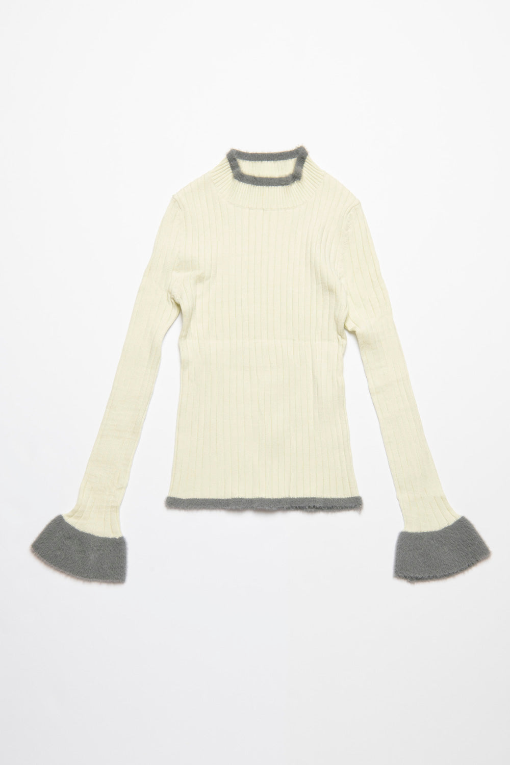 Shaggy Accent Rib Knit