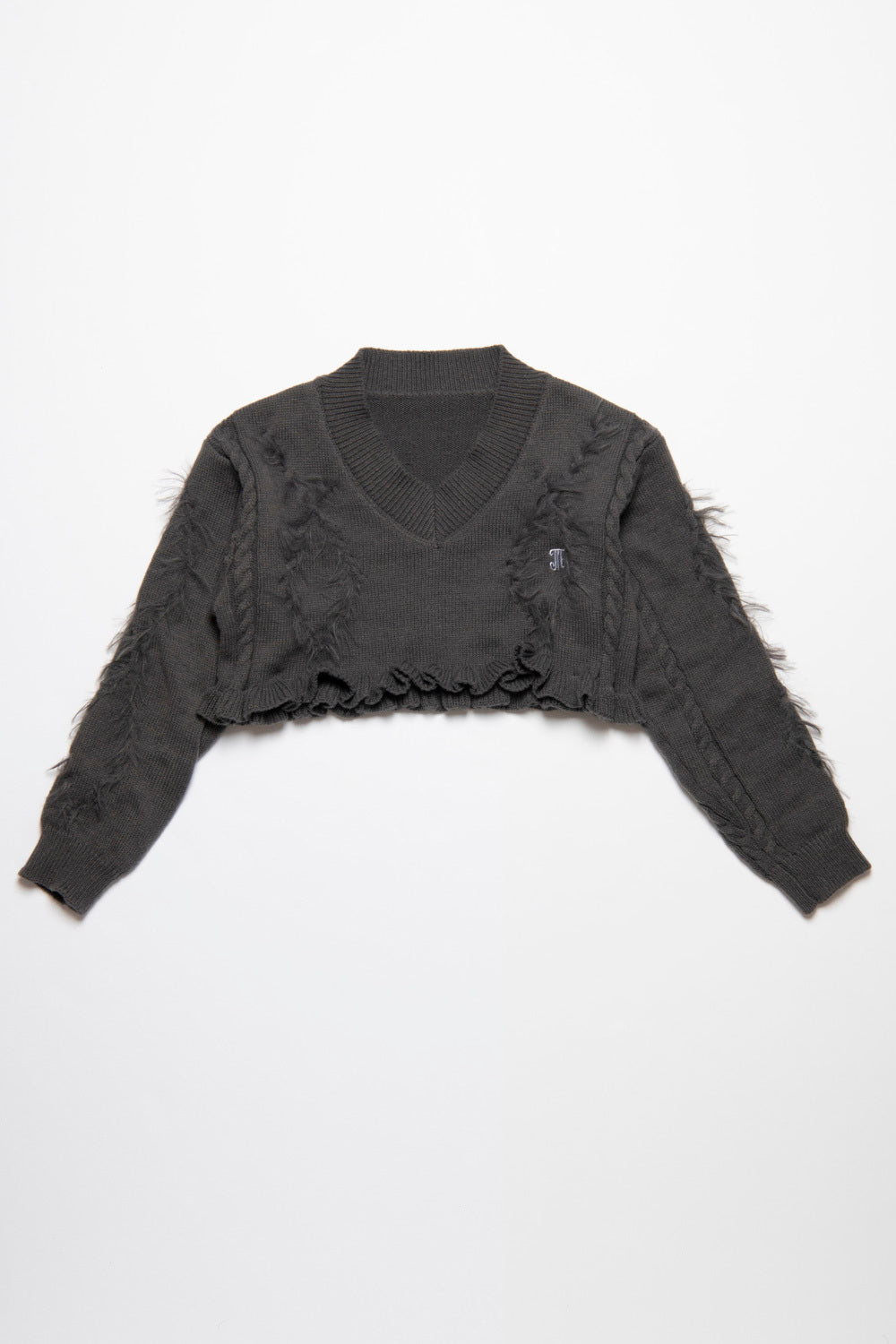 V-neck Short Knit