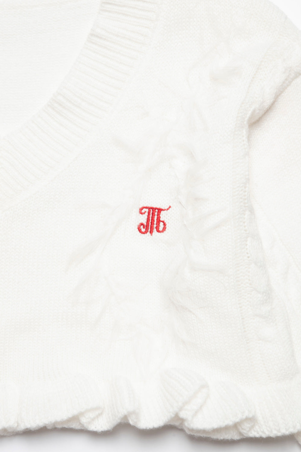 V-neck Short Knit
