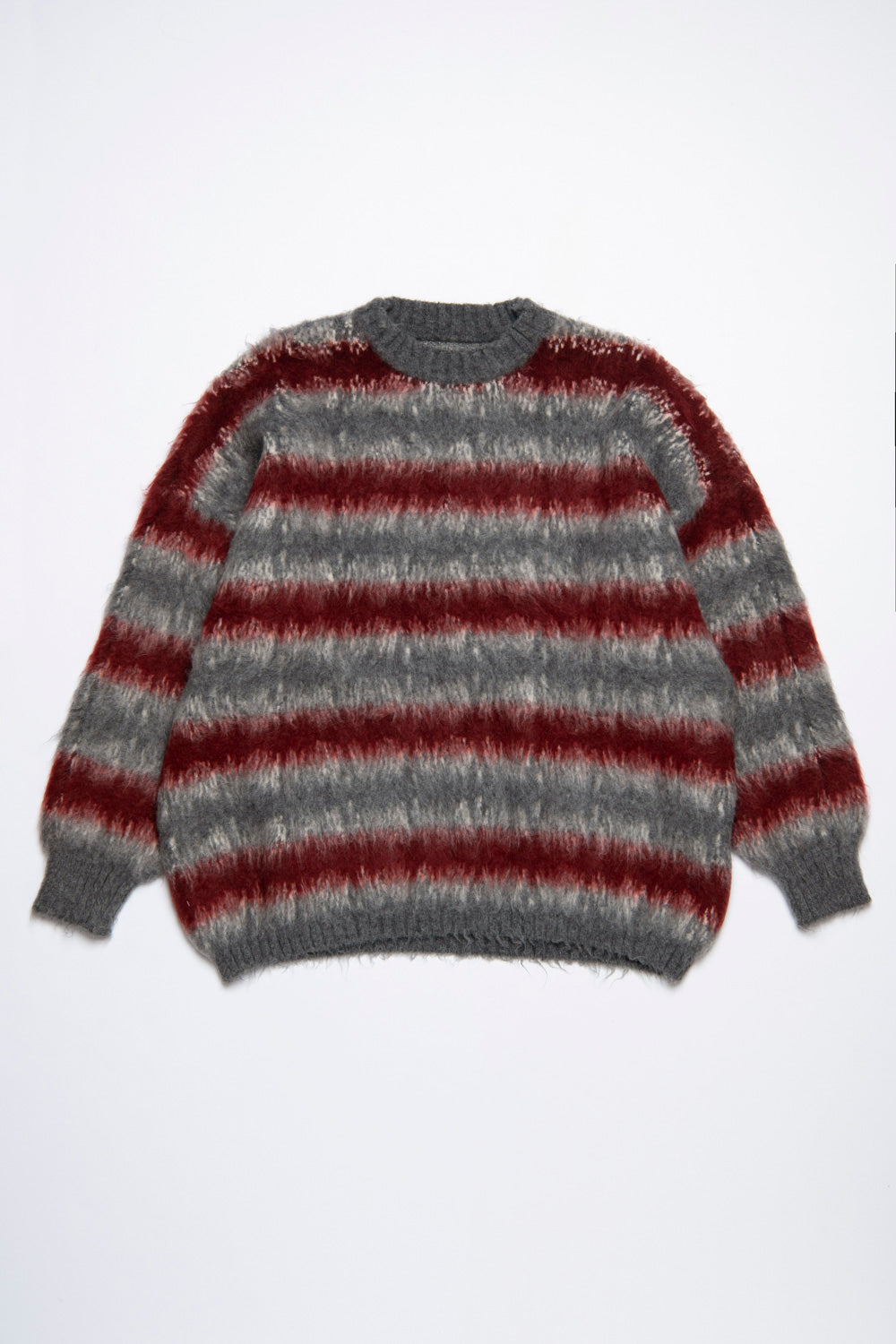 Multi border fur knit
