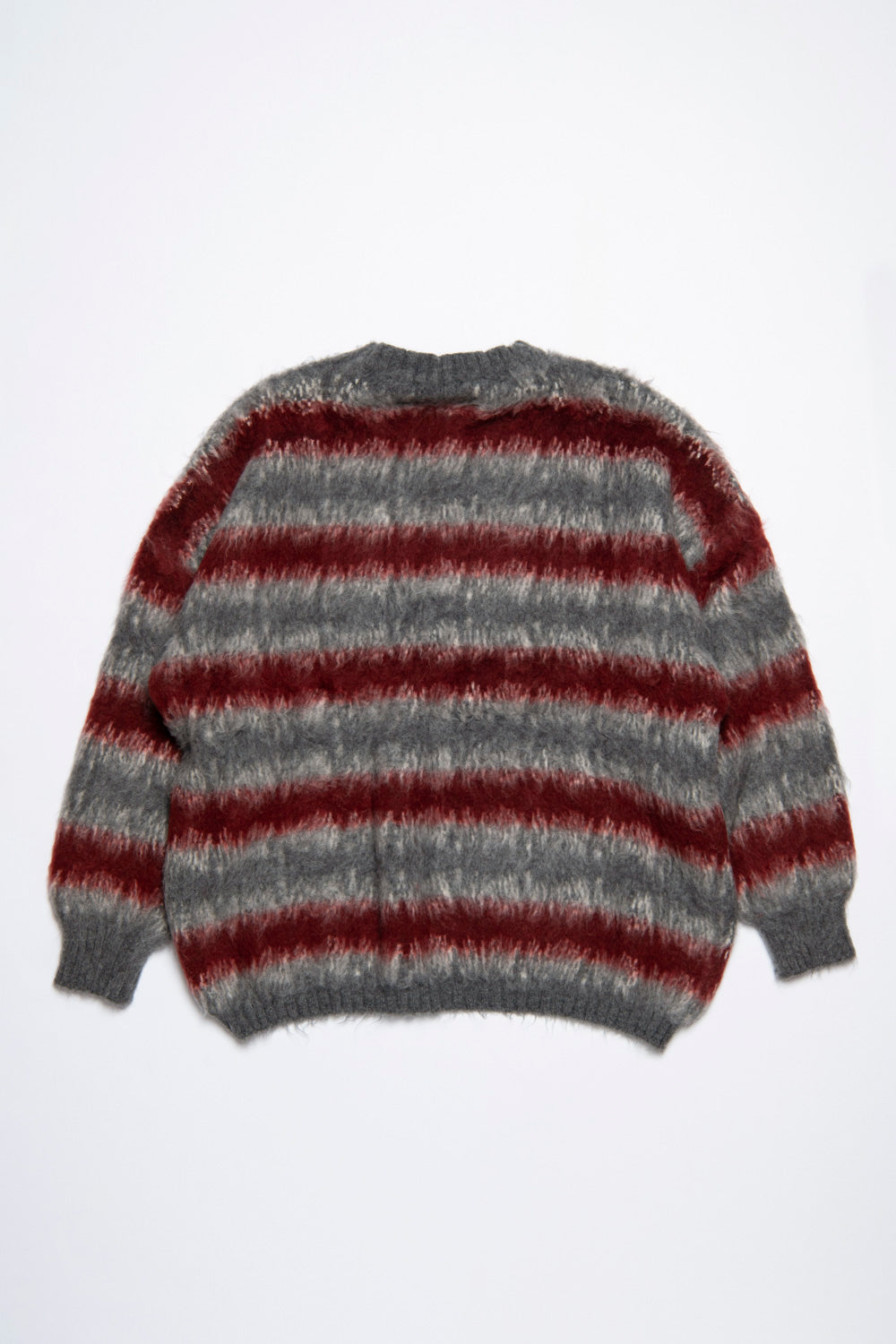 Multi border fur knit