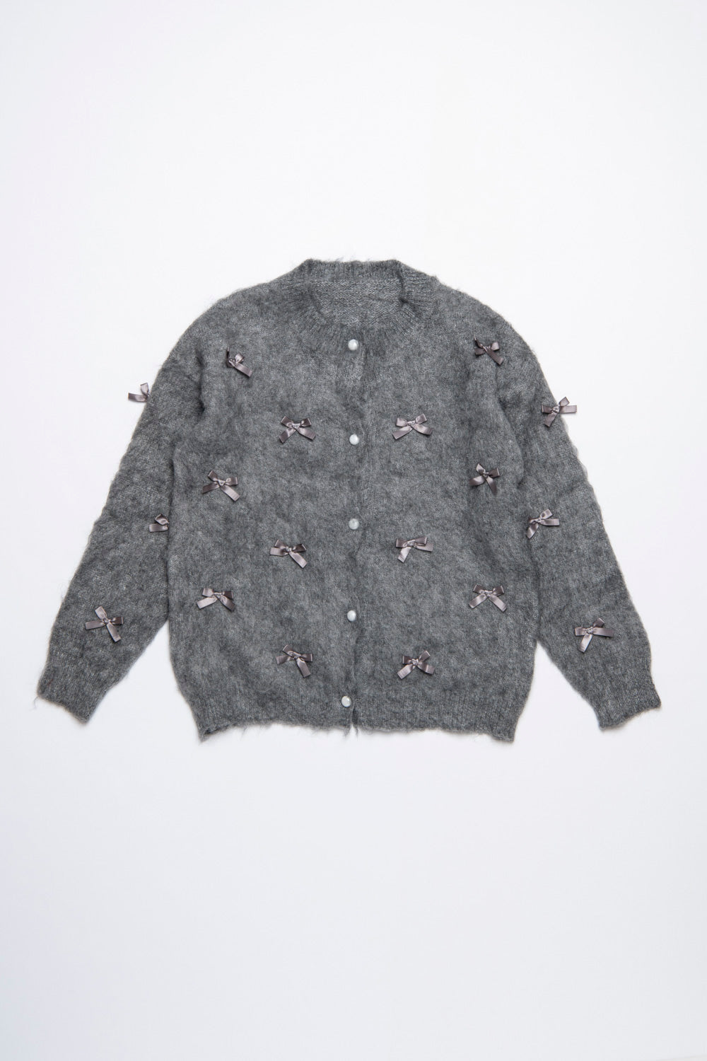 Ribbon trimmed cardigan