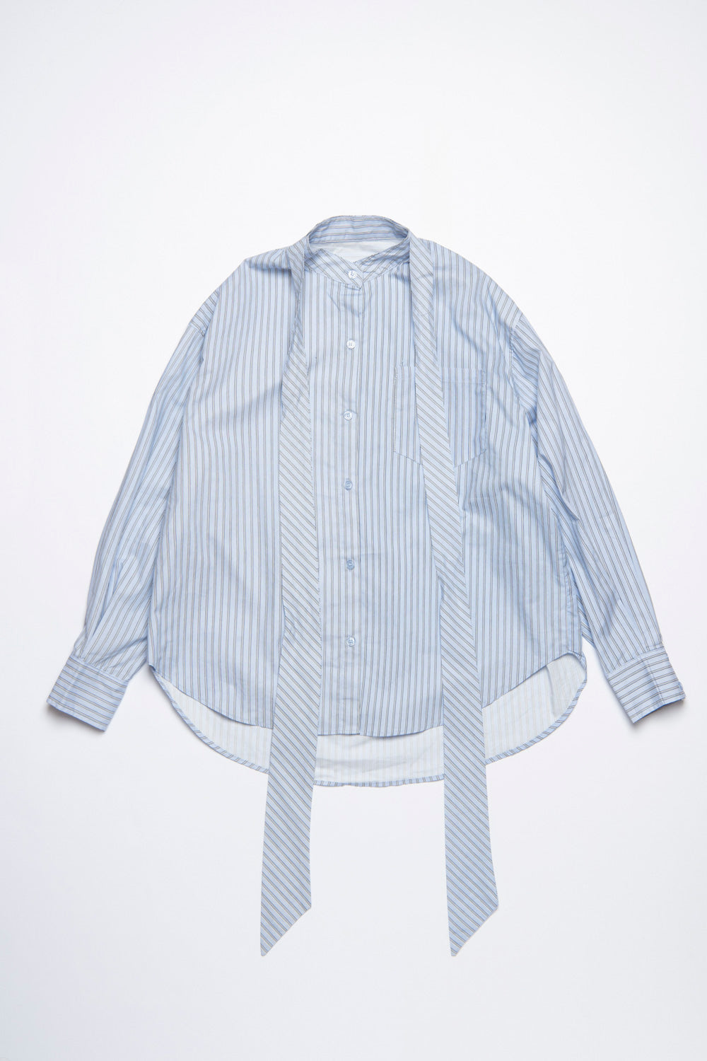 Stripe bow tie shirt