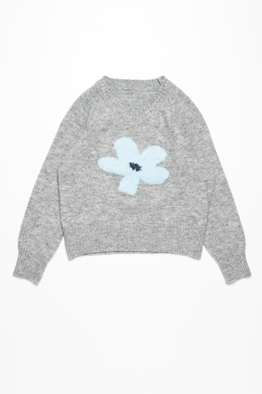 Flower motif knit