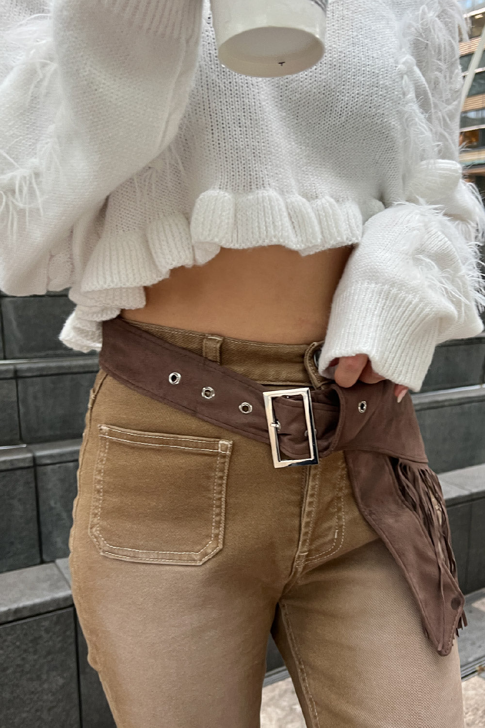 Fringe belt