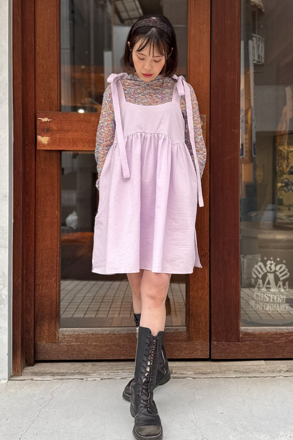 Shoulder Ribbon Rompers