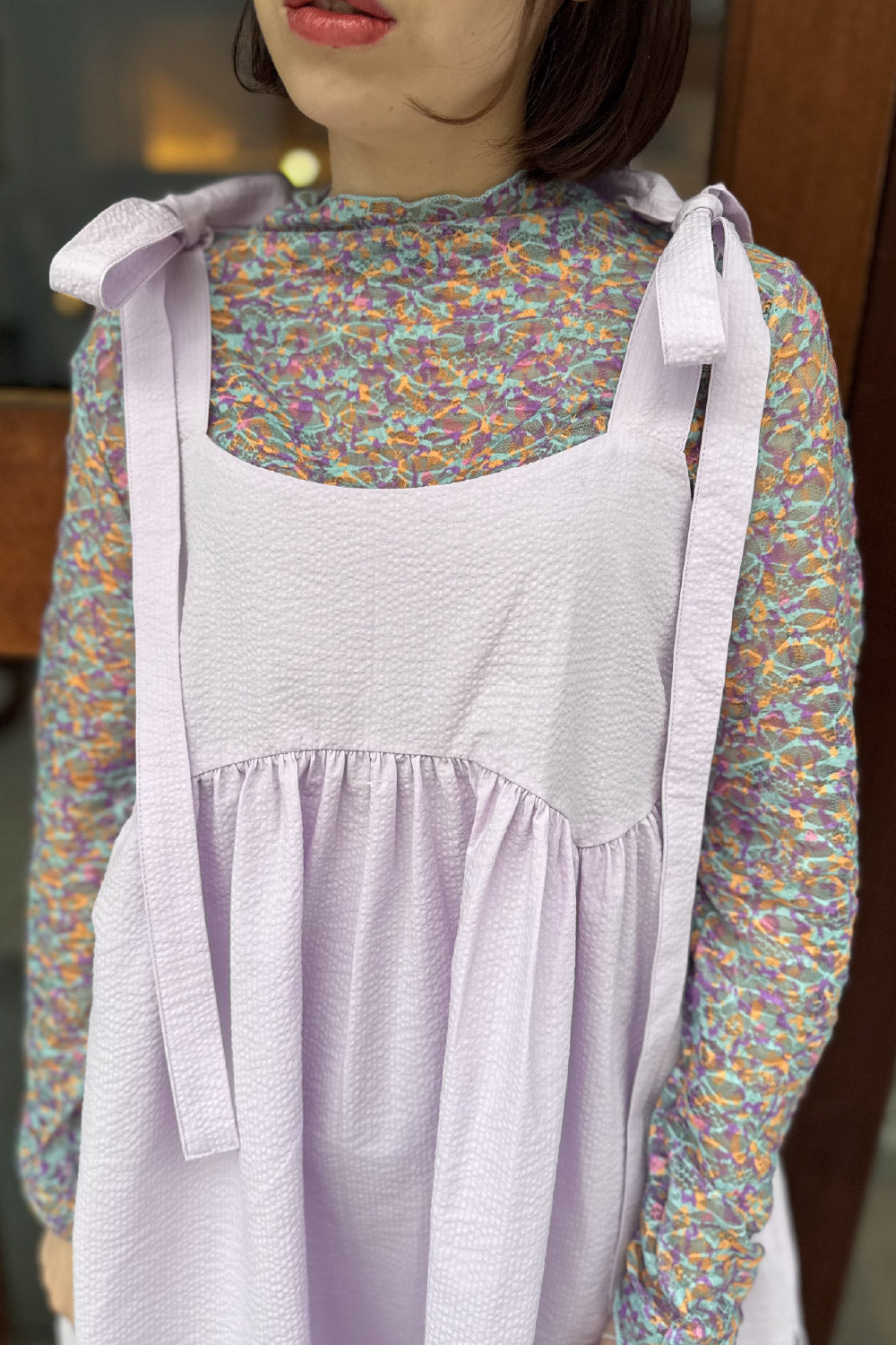 Shoulder Ribbon Rompers