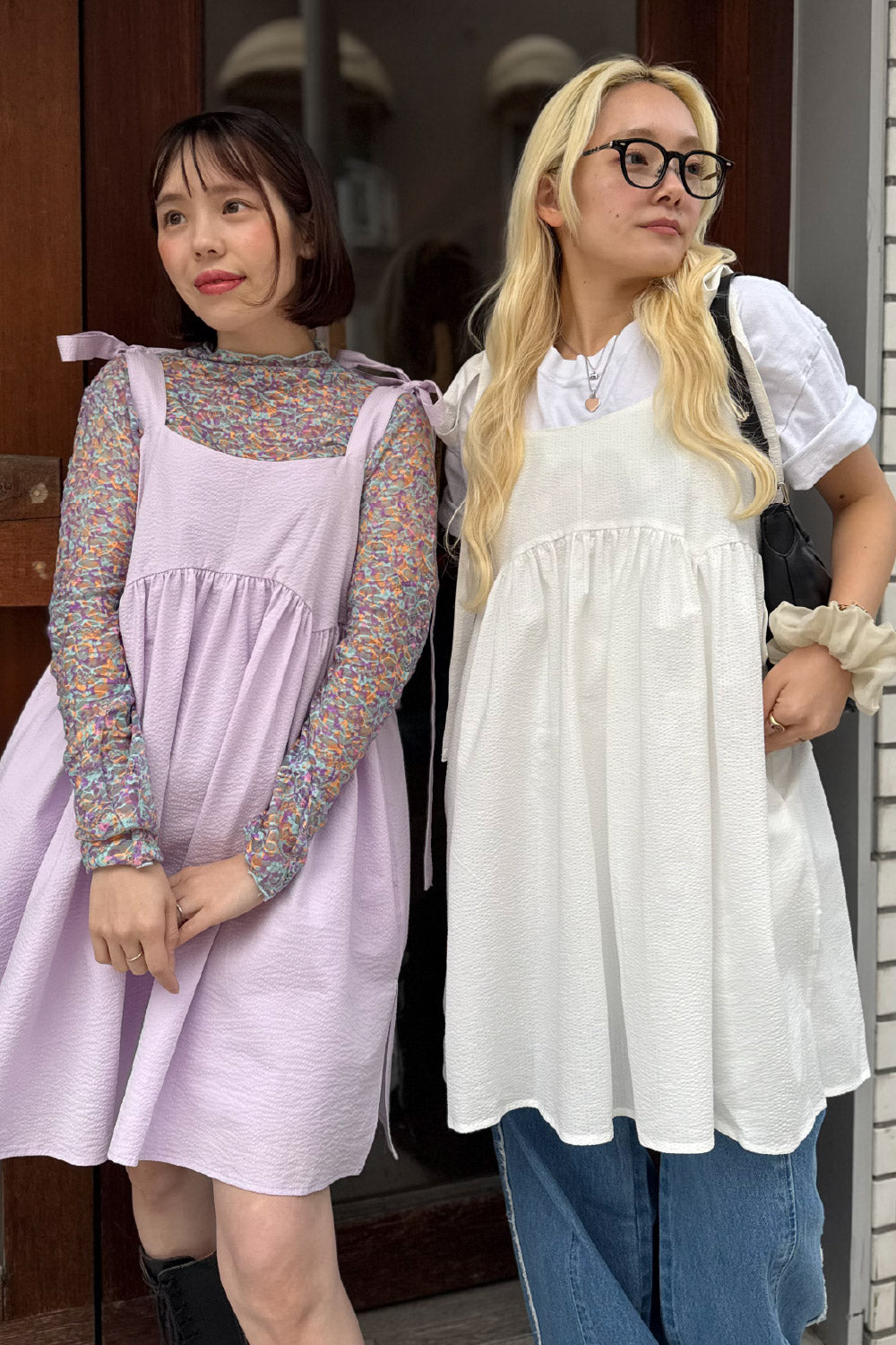 Shoulder Ribbon Rompers