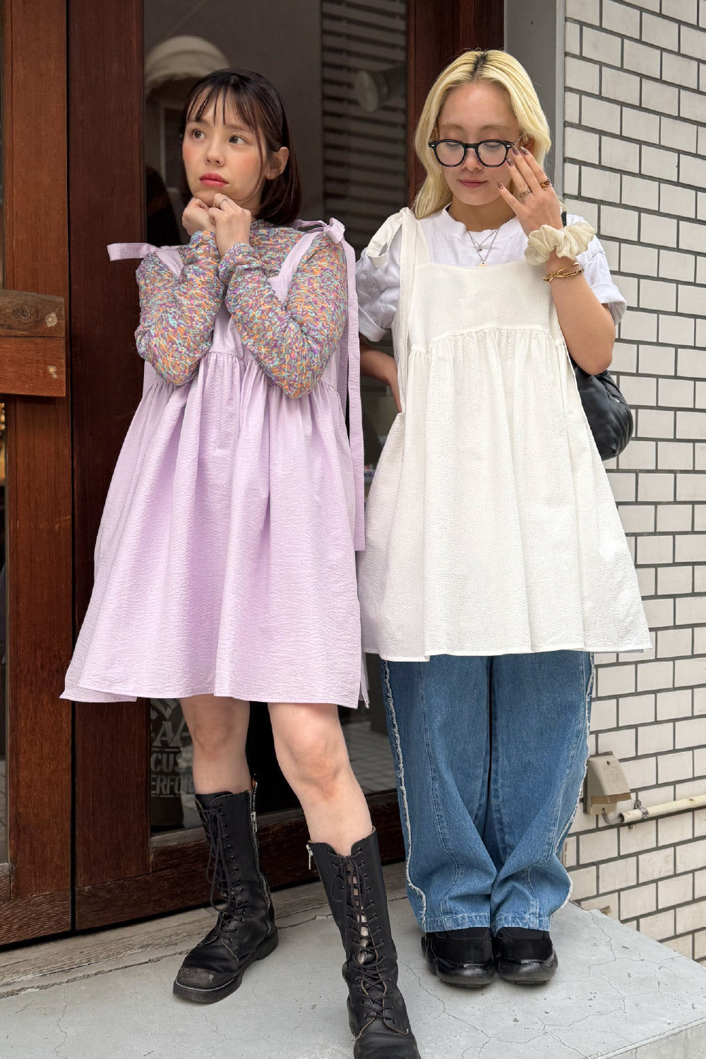 Shoulder Ribbon Rompers