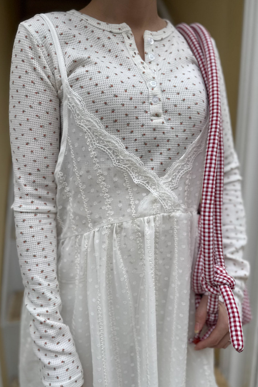 Small floral pattern tops