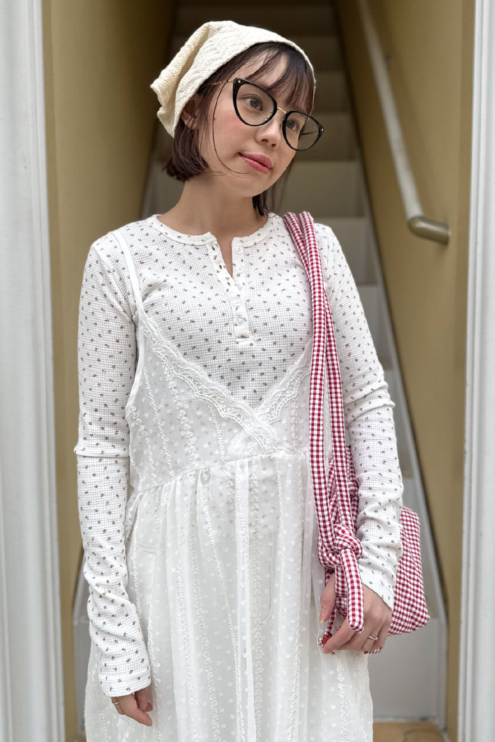 Small floral pattern tops