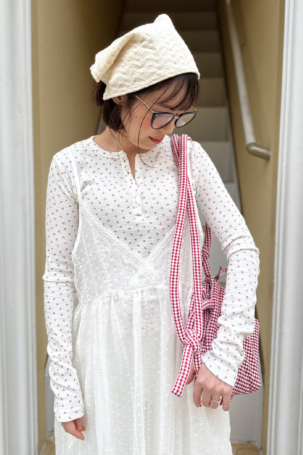 Small floral pattern tops