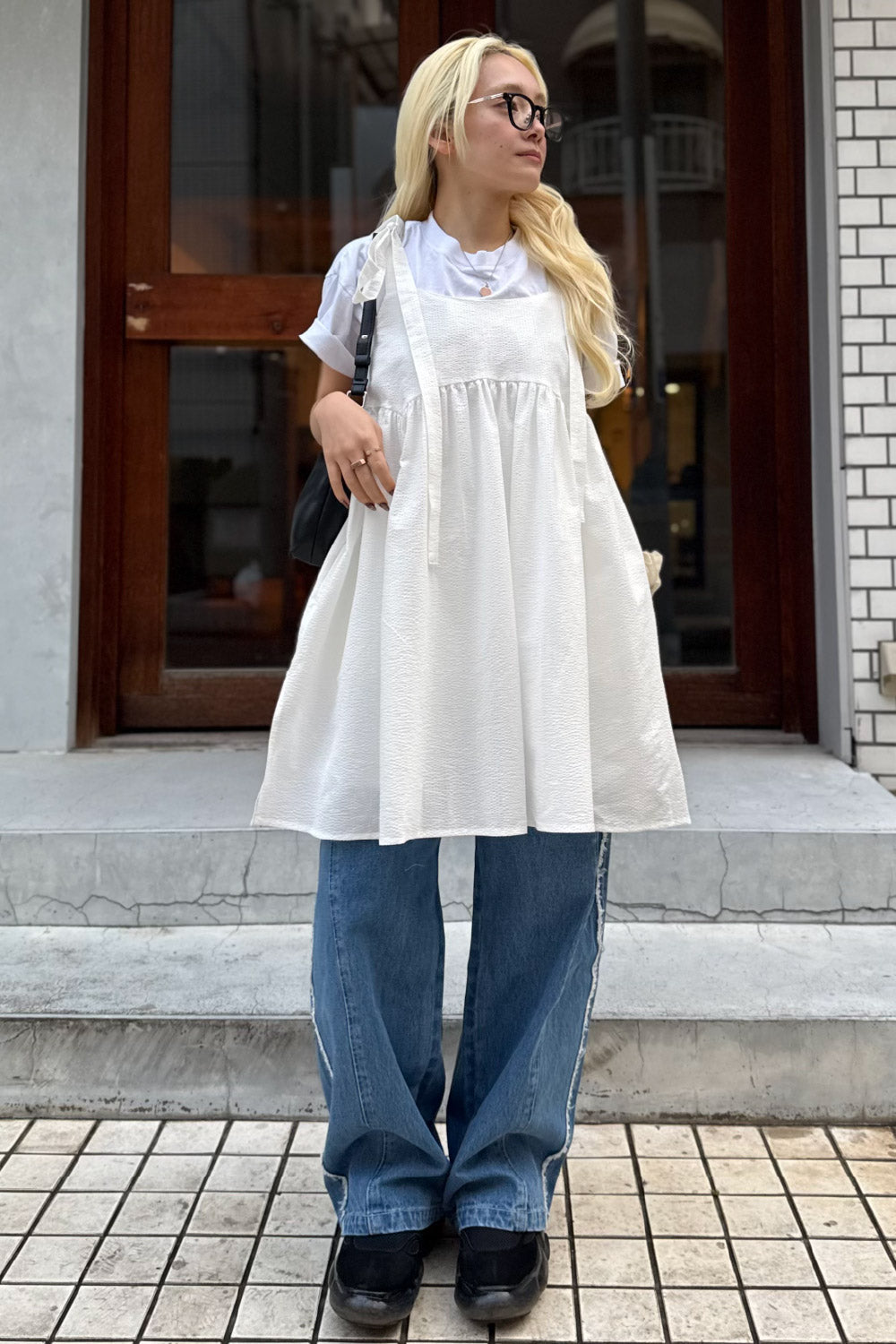 Shoulder Ribbon Rompers