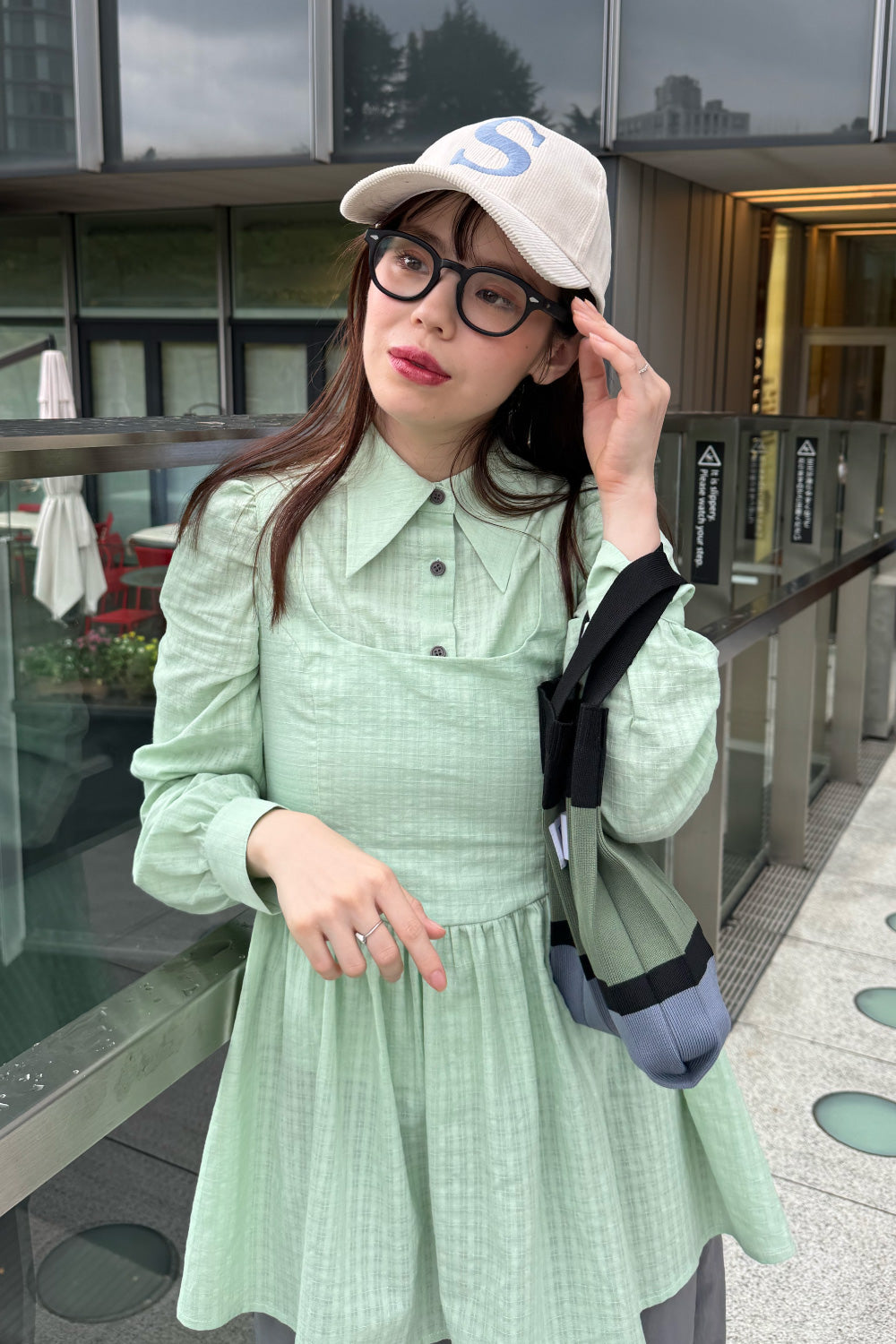 Twin Sheer Check Set