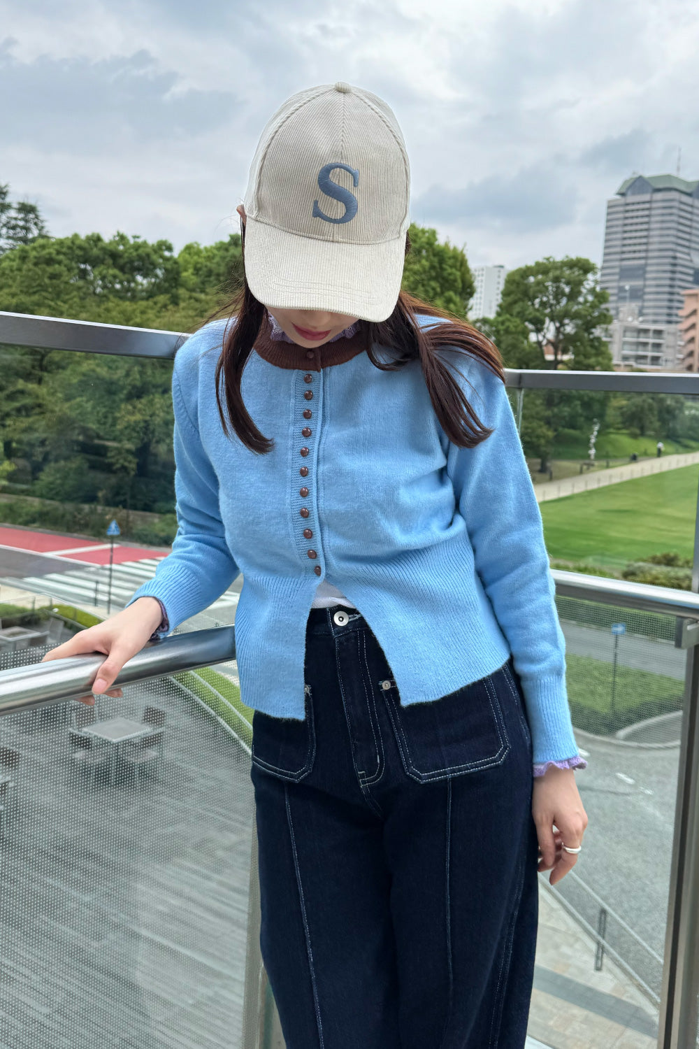Bicolor Cardigan