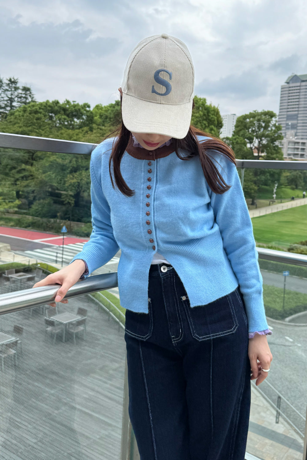 Bicolor Cardigan