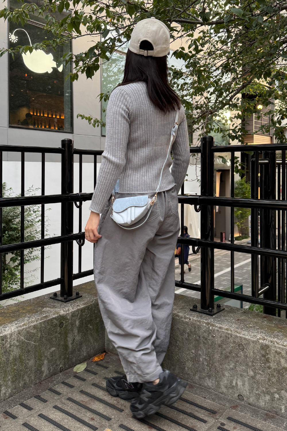 Fake layered cardigan