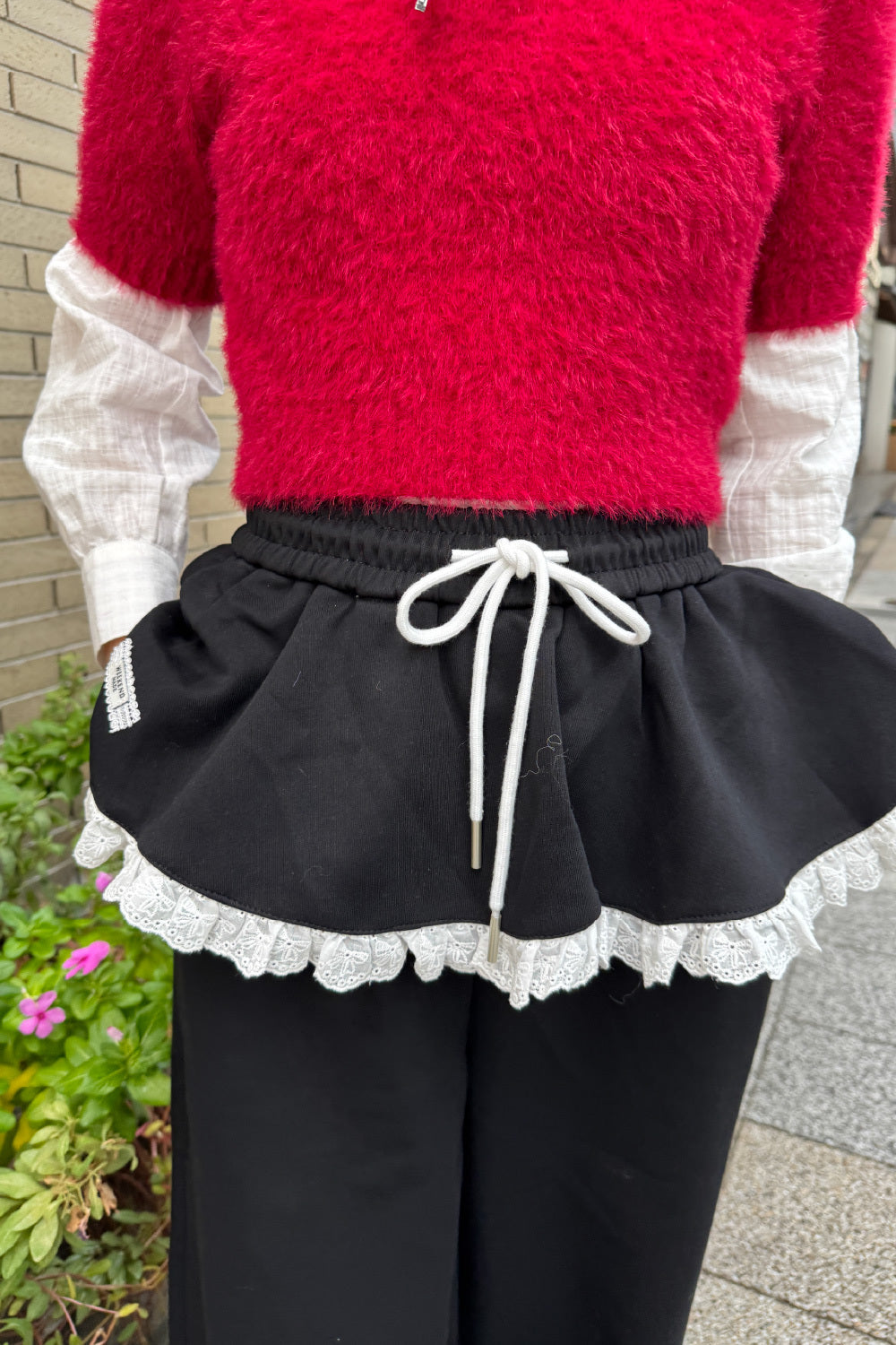 Peplum pants