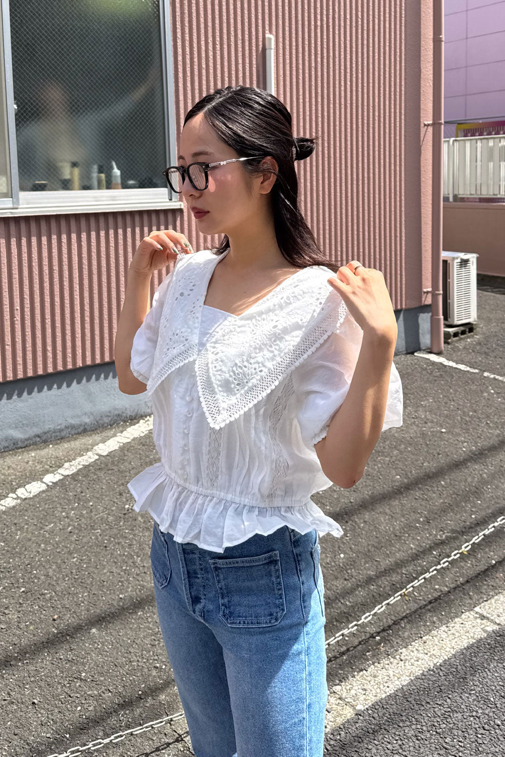 Daisy Bloom Lacy Blouse