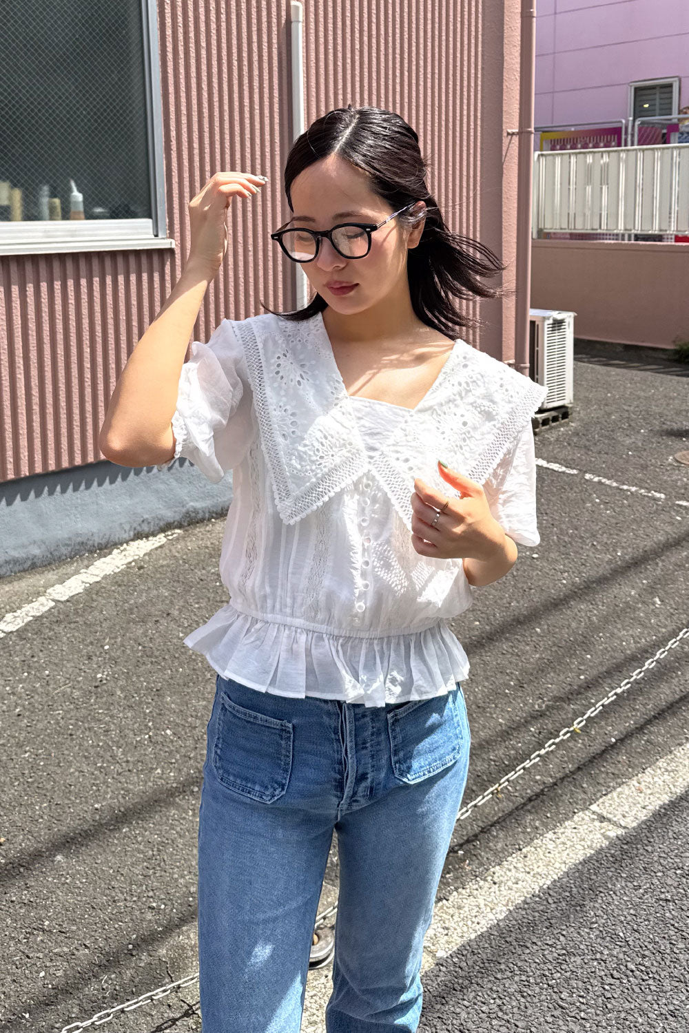 Daisy Bloom Lacy Blouse