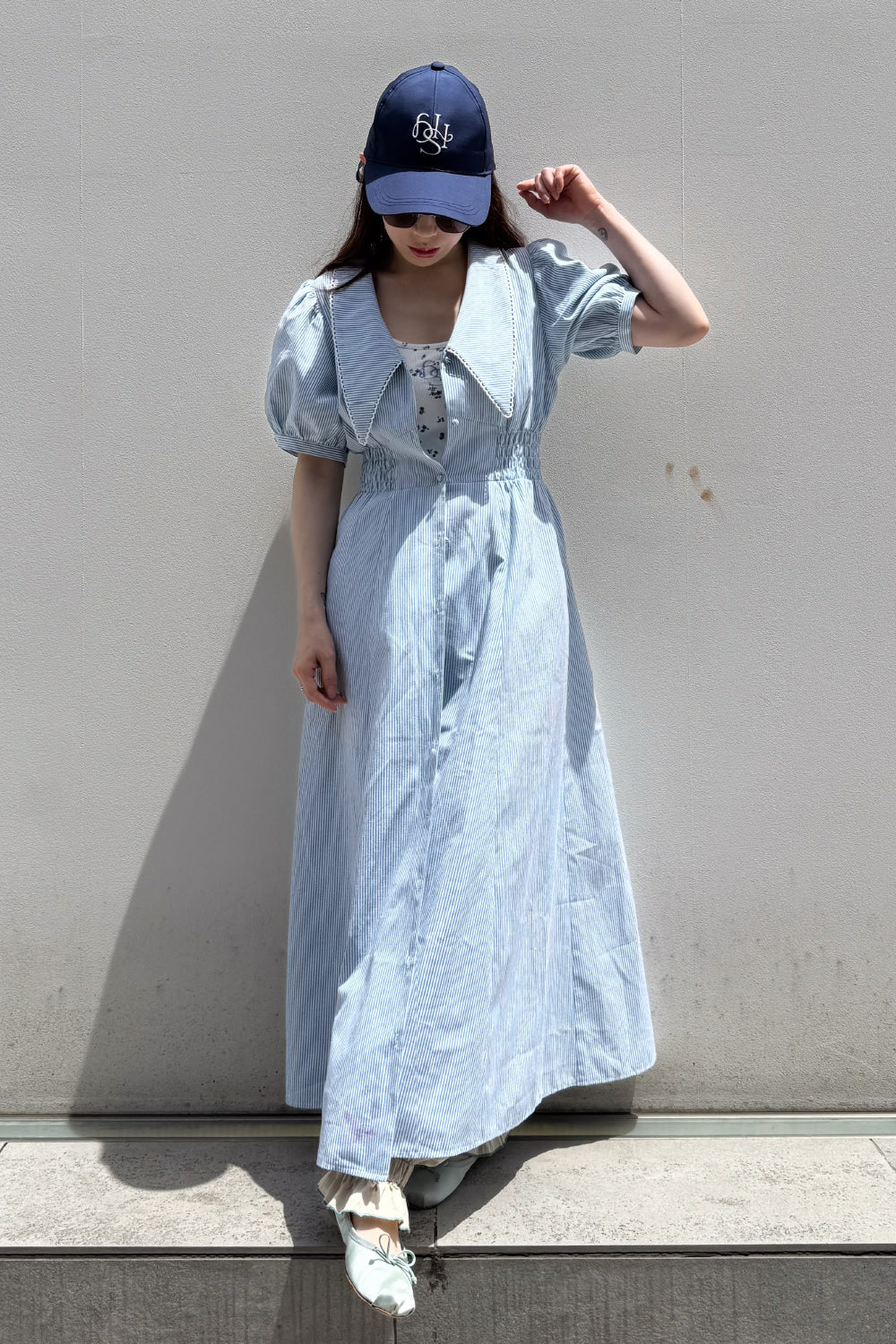 Retro Bloom Long Dress