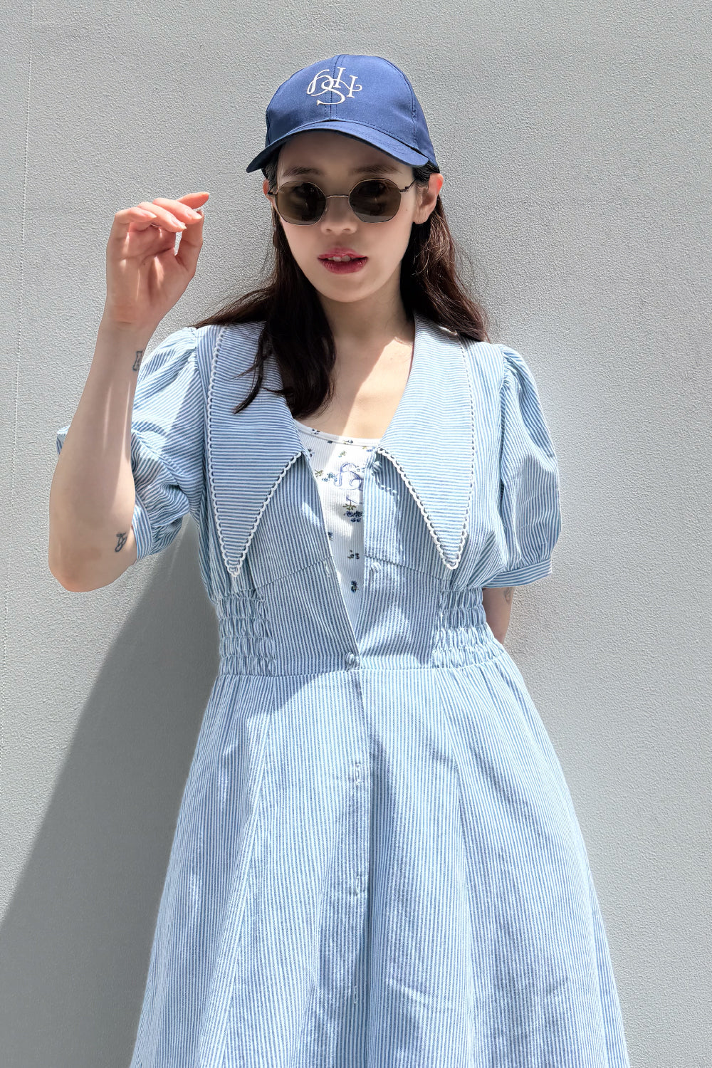 Retro Bloom Long Dress