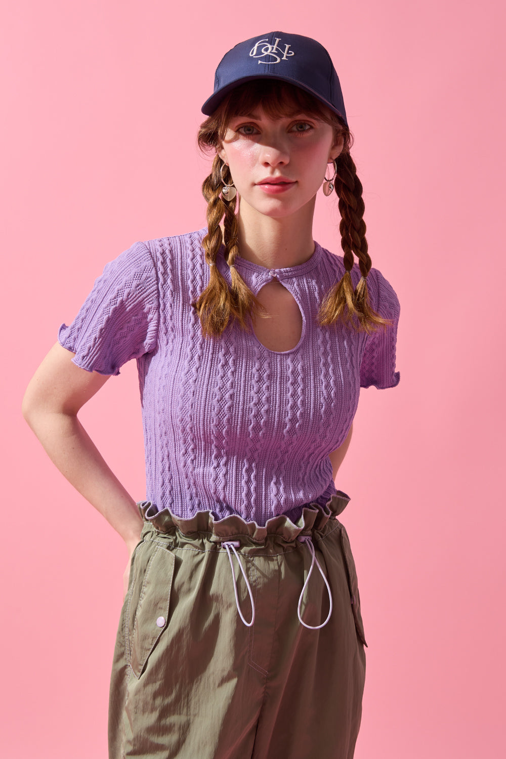 Peep Calm Bra Cup Top