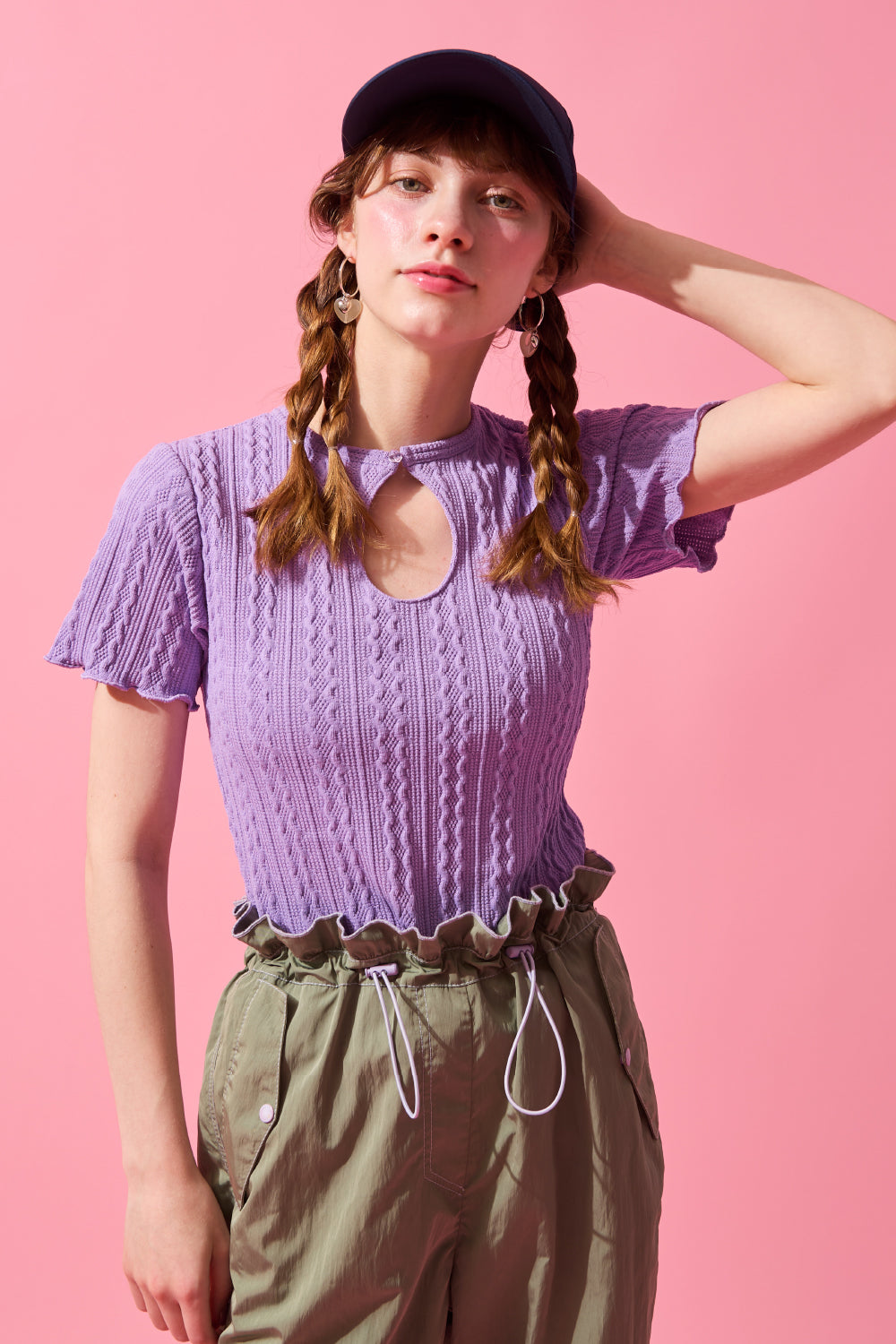 Peep Calm Bra Cup Top