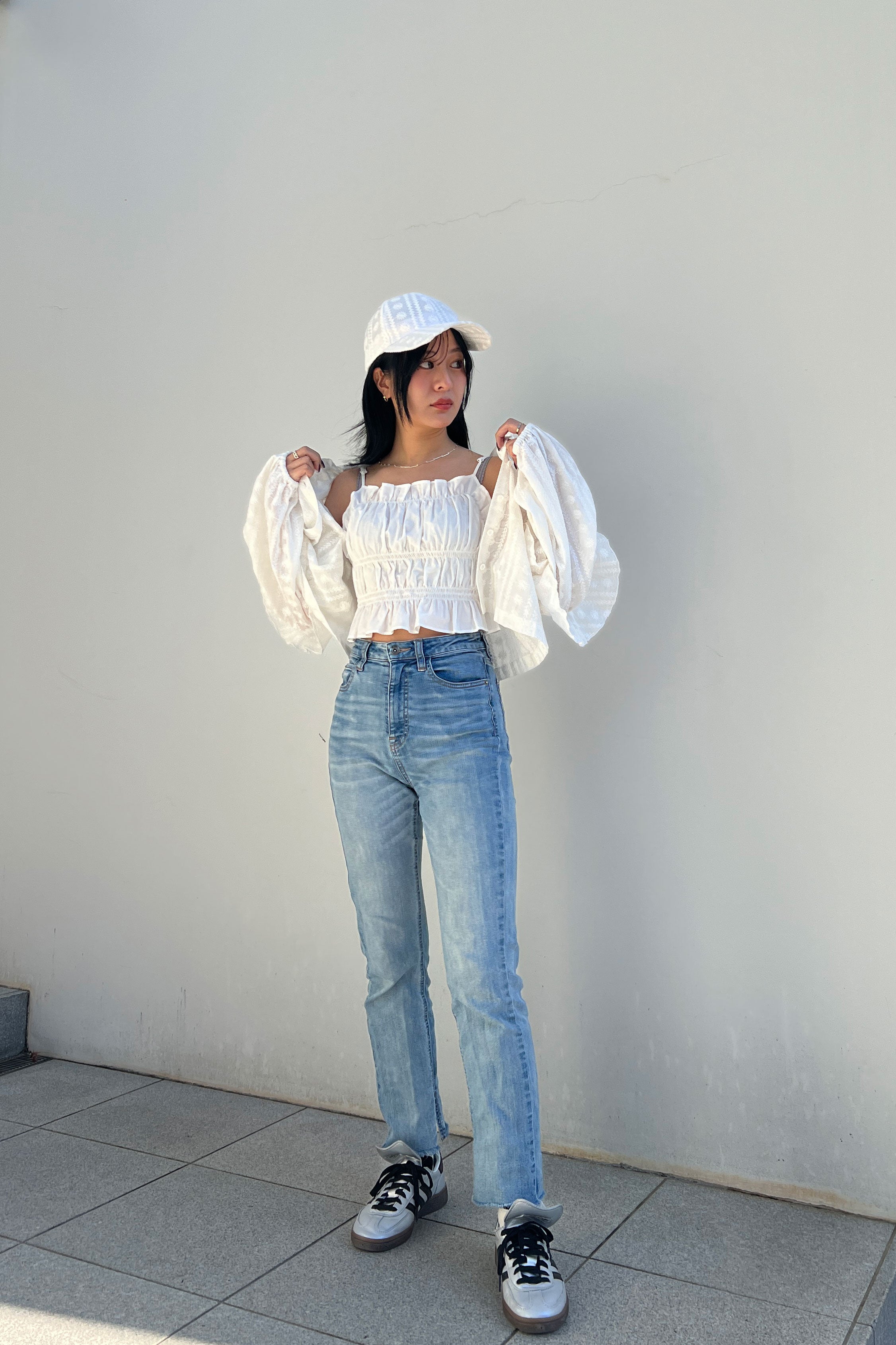 Wrinkled Camisole Top