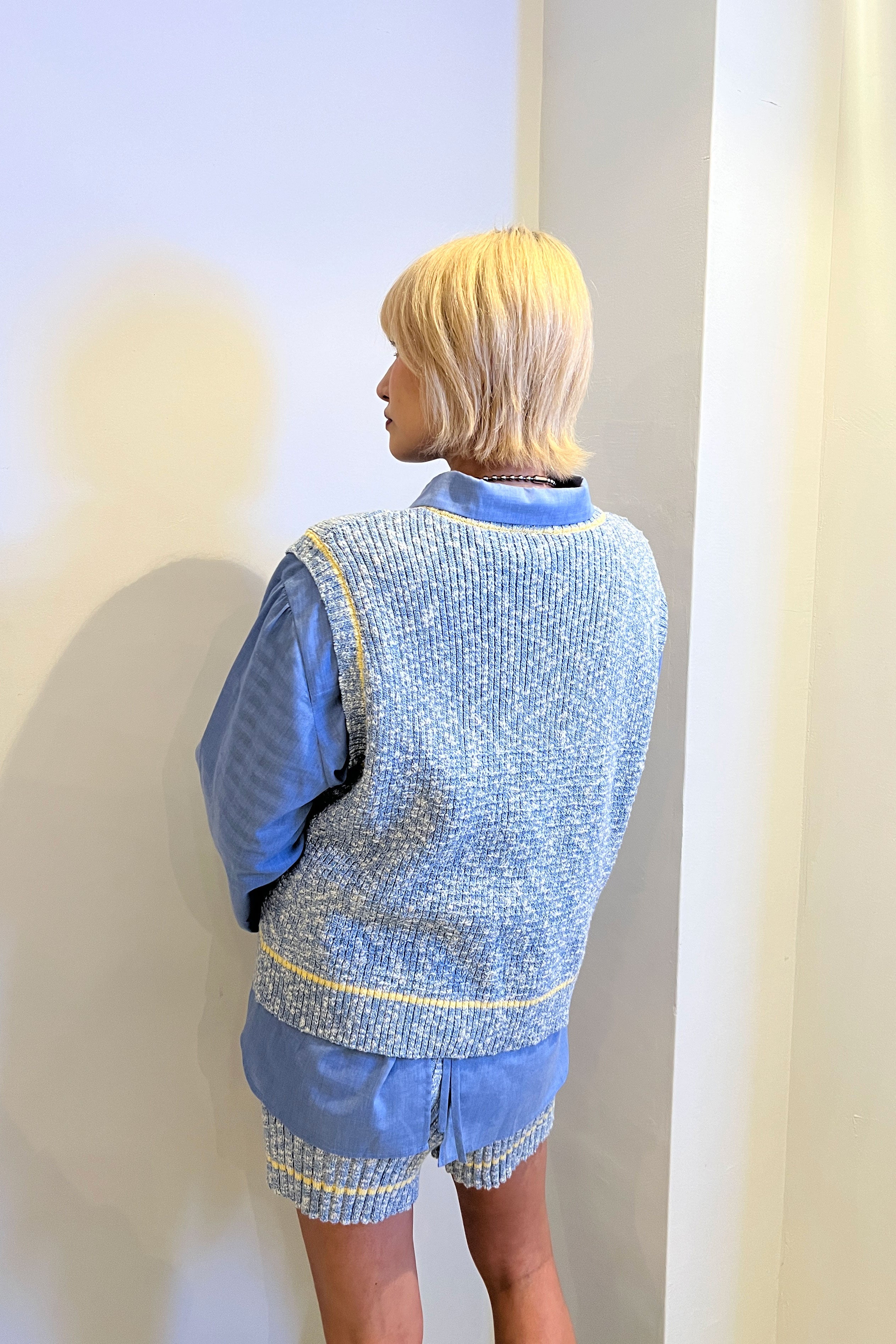 Popping Shower Knit Vest