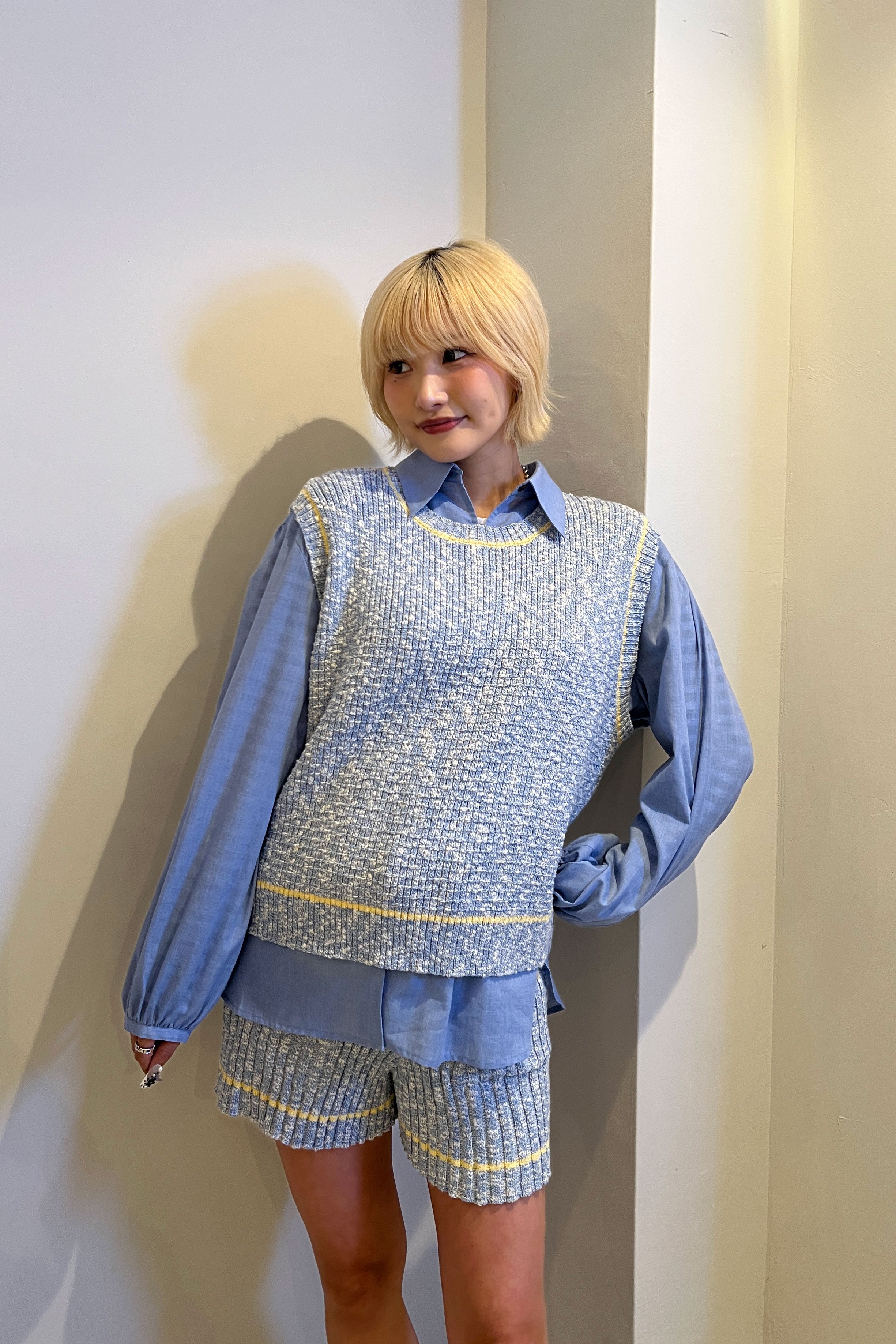 Popping Shower Knit Vest