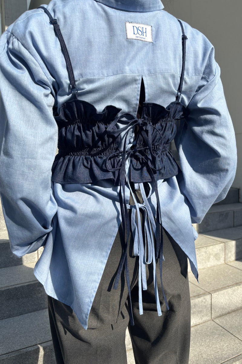 Wrinkled Camisole Top