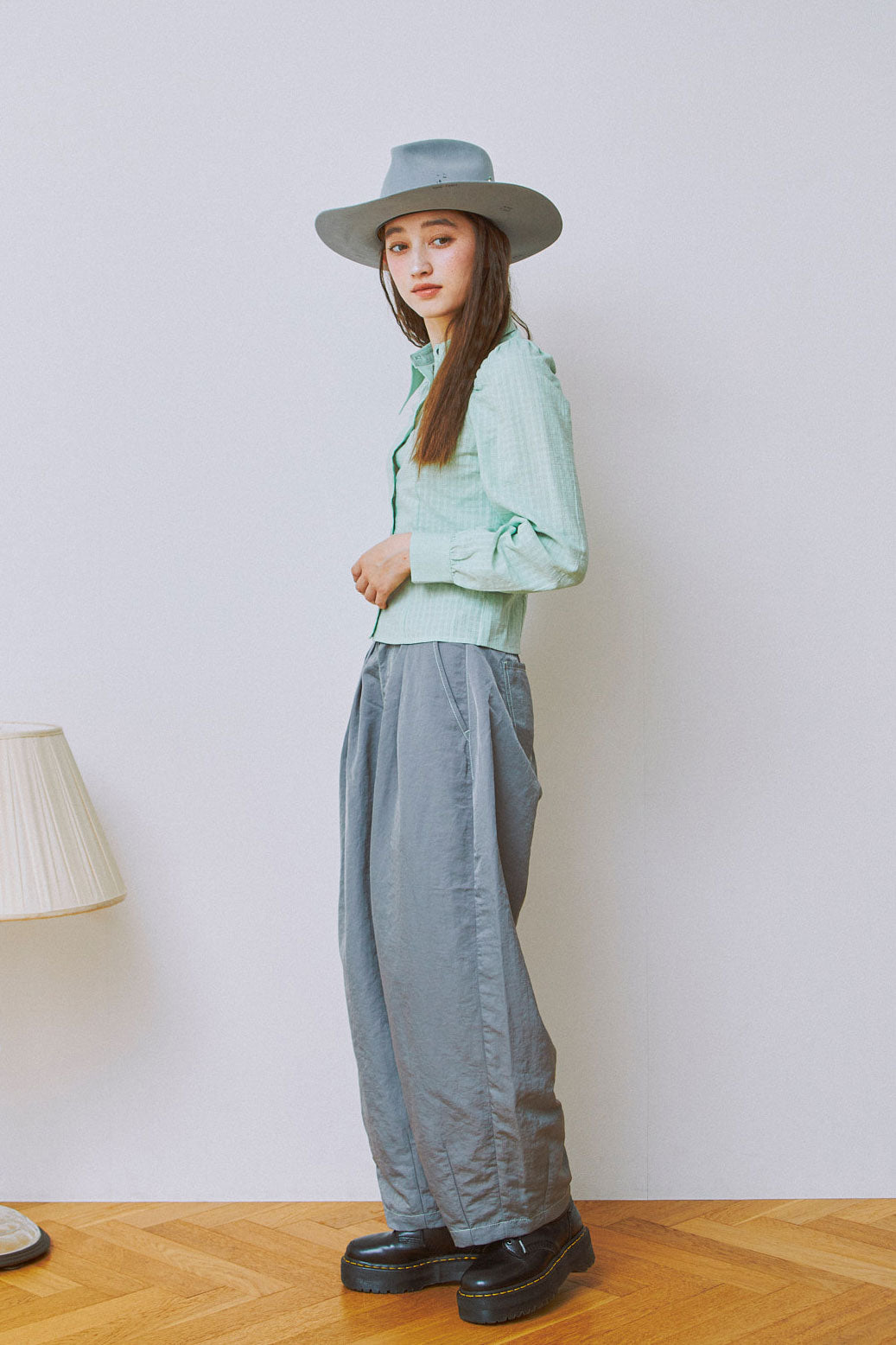 Twin Sheer Check Set