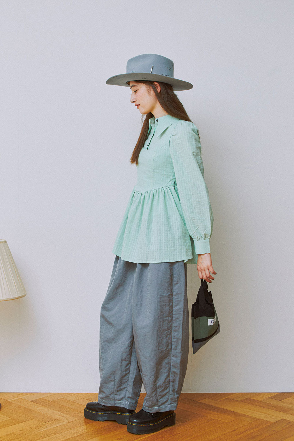 Twin Sheer Check Set