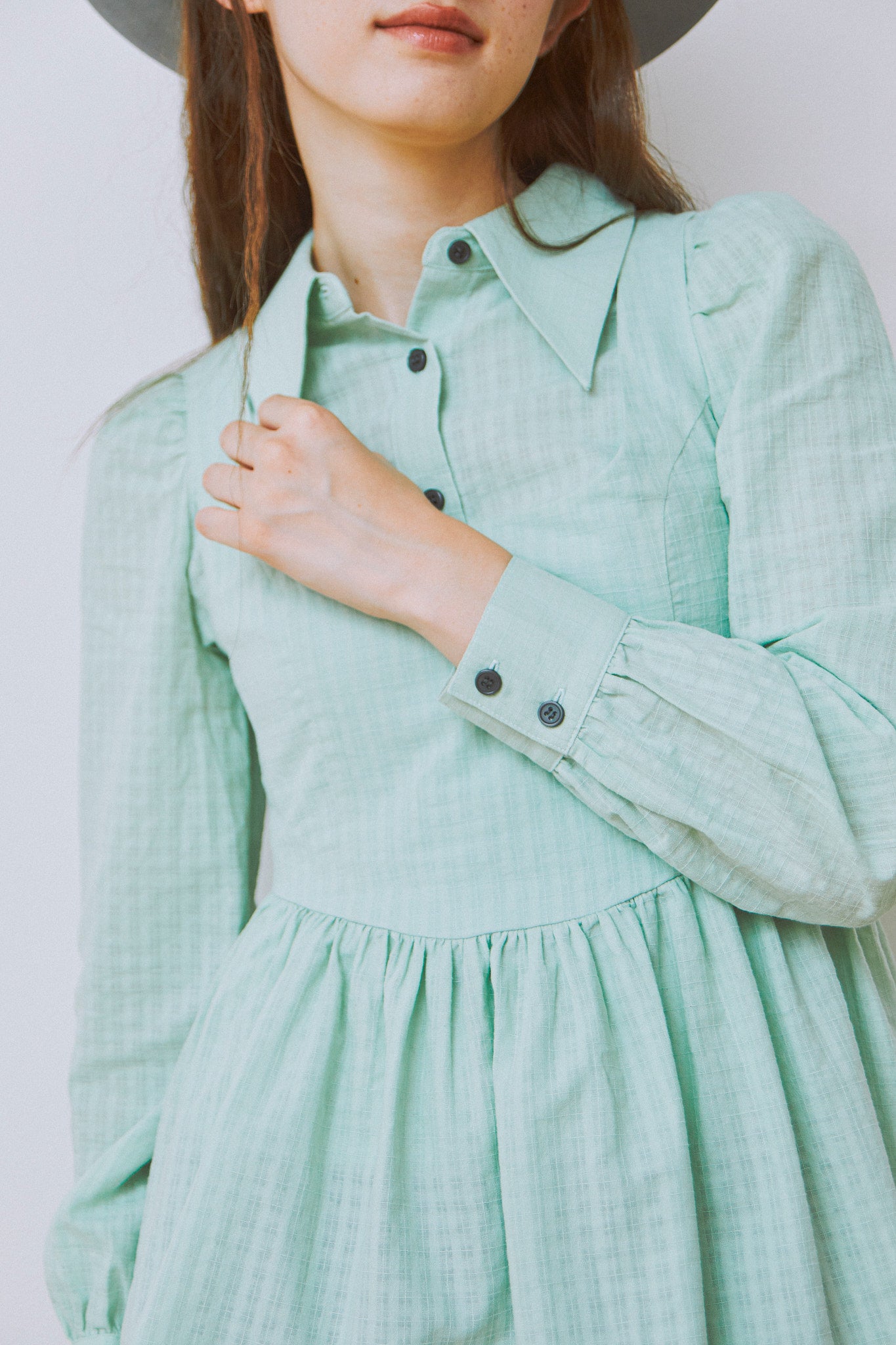 Twin Sheer Check Set