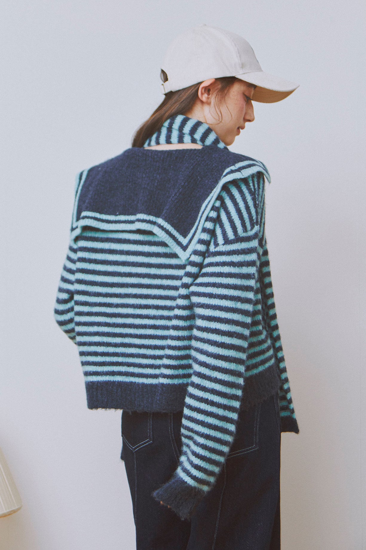 Maline Border Knit Set