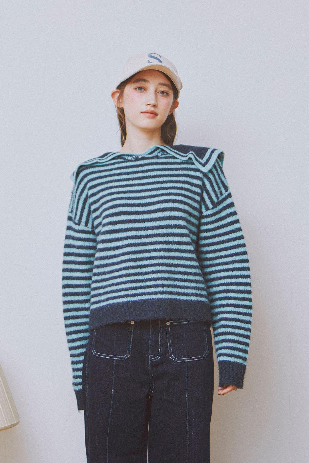 Maline Border Knit Set