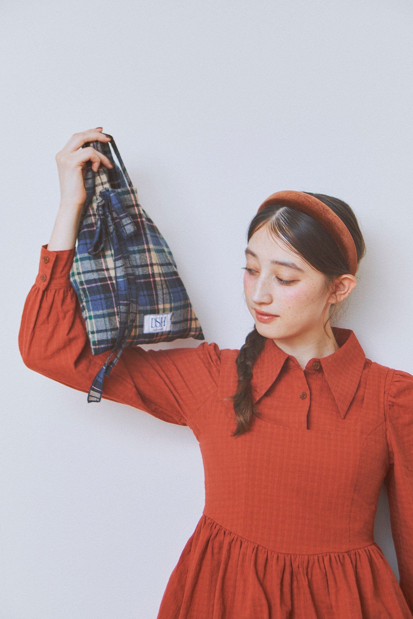 25AW DSH Fabric Ribbon Musette Bag