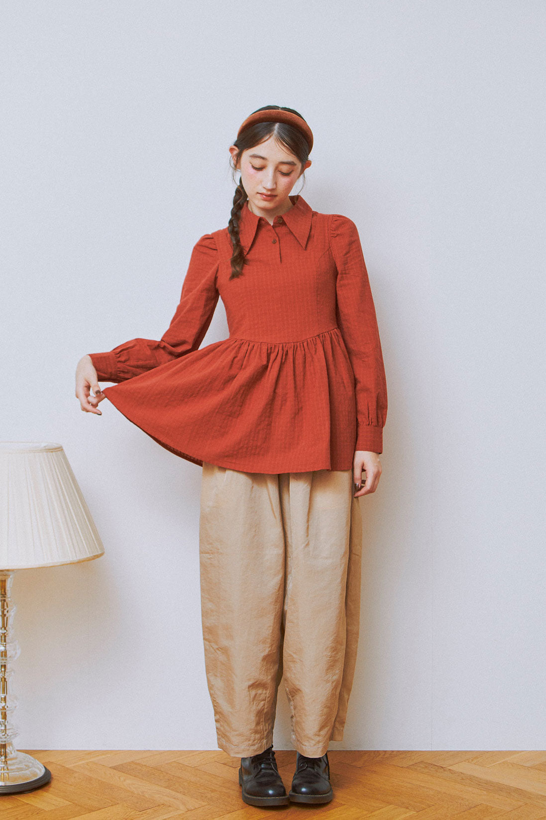 Twin Sheer Check Set