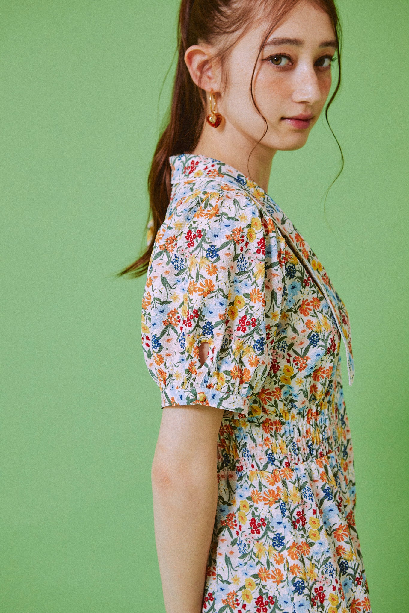 Retro Bloom Long Dress