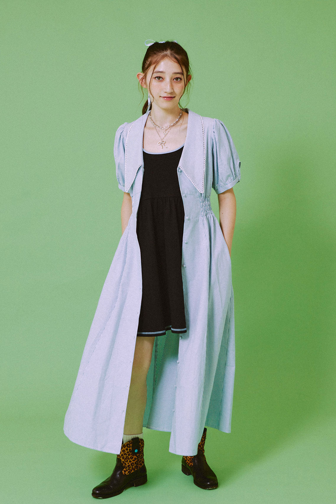Retro Bloom Long Dress